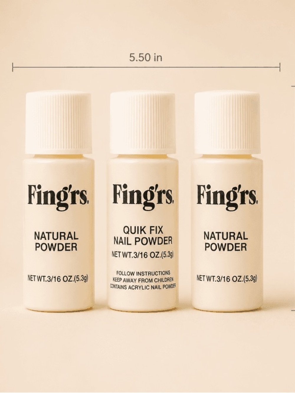 Natural Nail Powder - Cream